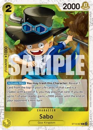 Sabo - ST13-007 (Pirate Foil) — Premium Booster -The Best- Vol. 2