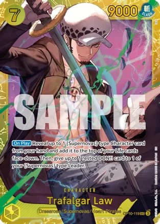 Trafalgar Law - OP10-119 (Reprint) — Premium Booster -The Best- Vol. 2