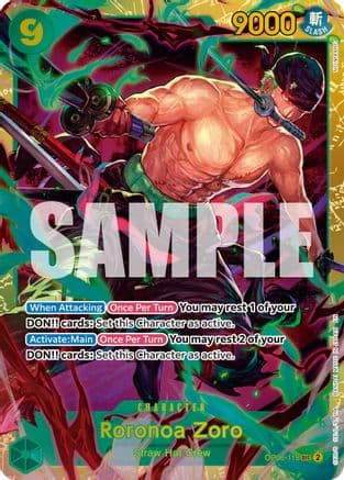 Roronoa Zoro - OP06-118 (Reprint) — Premium Booster -The Best- Vol. 2