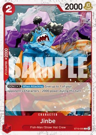 Jinbe - ST10-005 (Pirate Foil) — Premium Booster -The Best- Vol. 2