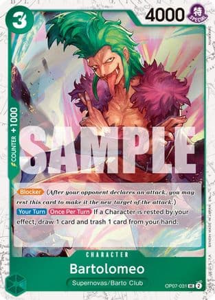 Bartolomeo (Pirate Foil) — Premium Booster -The Best- Vol. 2