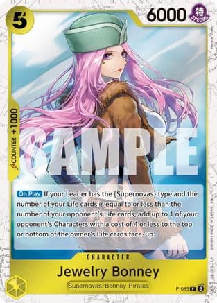 Jewelry Bonney - P-085 (Pirate Foil) — Premium Booster -The Best- Vol. 2