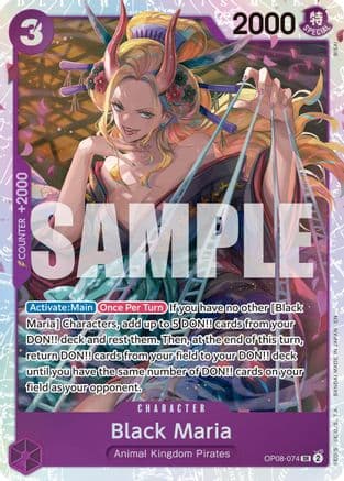 Black Maria (Reprint) — Premium Booster -The Best- Vol. 2 One Piece Card Game card by E.O.S, T.A