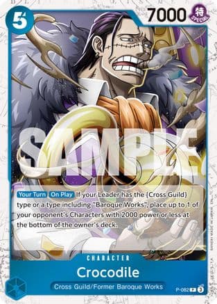 Crocodile - P-082 (Pirate Foil) — Premium Booster -The Best- Vol. 2