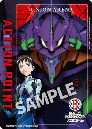 Action Point Card (Evangelion: New Theatrical Edition) (Bandai Card Games Fest 25-26) — Union Arena Promotion Cards