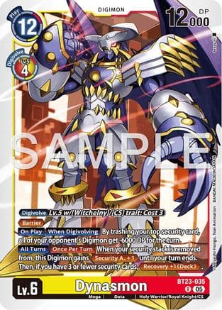Dynasmon — Hackers' Slumber Digimon Card Game card by Atsushi Honga, Toei Animation