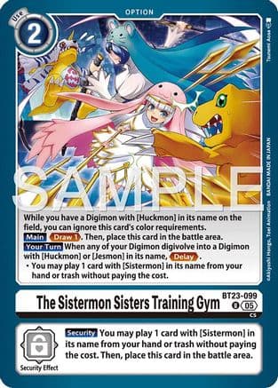The Sistermon Sisters Training Gym — Hackers' Slumber