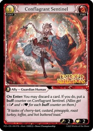 Conflagrant Sentinel — Promotional Cards