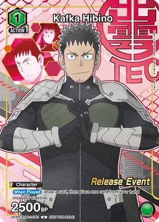 Kafka Hibino (Release Event Participation) — UE12BT: Kaiju No. 8 Release Event Cards