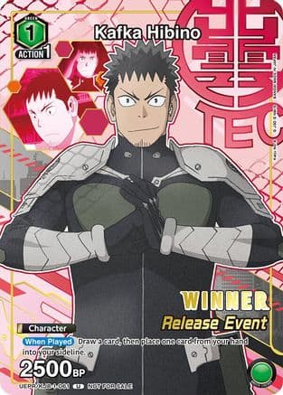 Kafka Hibino (Release Event Winner) — UE12BT: Kaiju No. 8 Release Event Cards