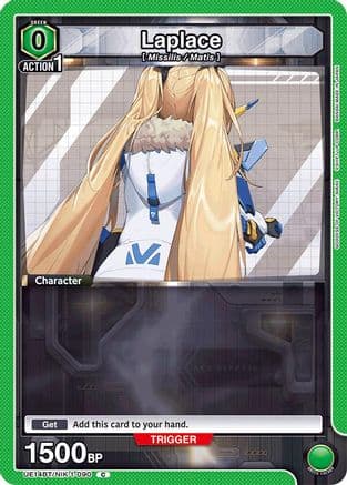 Laplace (090) (Box Topper Foil) — UE14BT: GODDESS OF VICTORY: NIKKE