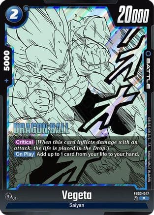 Vegeta - FB03-047 — Manga Booster 02
