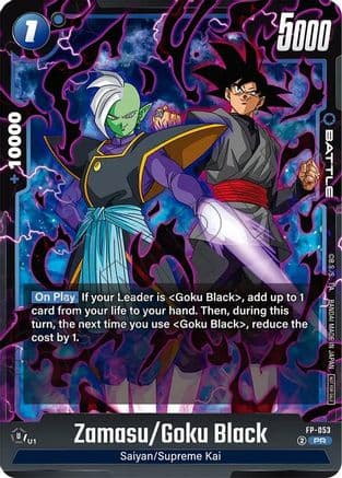 Zamasu/Goku Black (Tournament Pack 08) — Tournament and Championship Promos