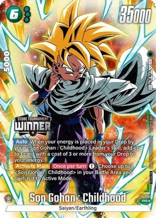 Son Gohan : Childhood - FP-054 (Tournament Pack -Winner- 08) — Tournament and Championship Promos