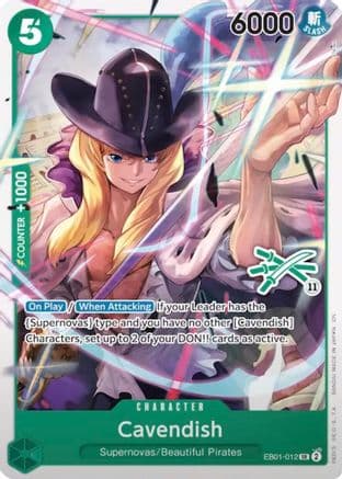 Cavendish (Zoro Deck) — One Piece Card Game card