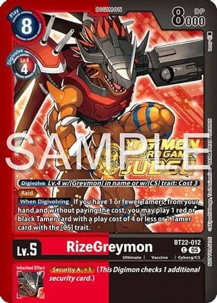 RizeGreymon (Judge Pack 2025 Wave 2) — Cyber Eden