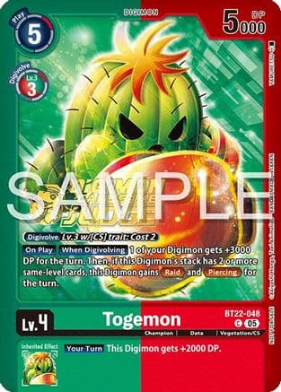 Togemon (Judge Pack 2025 Wave 2) — Cyber Eden