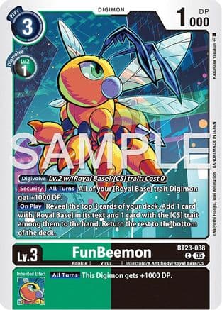 FunBeemon - BT19-045 — Hackers' Slumber