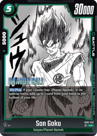 Son Goku - SB02-037 — Manga Booster 02