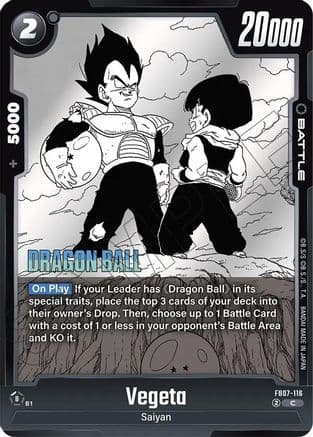 Vegeta - FB07-116 — Manga Booster 02