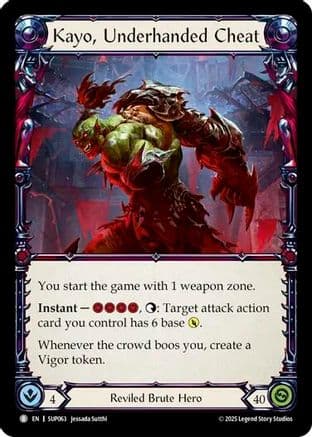 Kayo, Underhanded Cheat // Kayo, Strong-arm — Super Slam