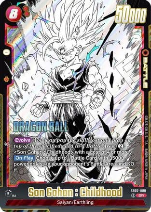 Son Gohan : Childhood - SB02-008 — Manga Booster 02