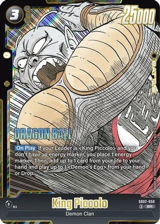 King Piccolo - SB02-058 — Manga Booster 02