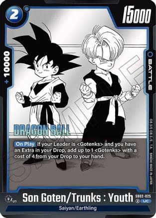 Son Goten/Trunks : Youth — Manga Booster 02