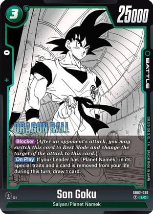 Son Goku - SB02-036 — Manga Booster 02