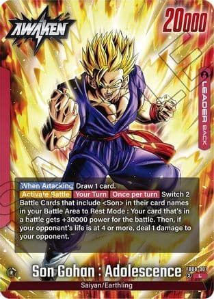Son Gohan : Adolescence - FB08-001 — Saiyan's Pride