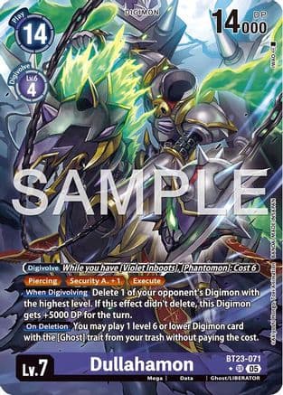 Dullahamon (Alternate Art) — Hackers' Slumber Digimon Card Game card by Akiyoshi Honga, Toei Animation
