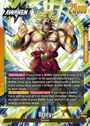Broly - FB08-073 — Saiyan's Pride