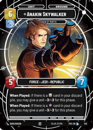 Anakin Skywalker - Champion of Mortis — Sector and Regional Promos: Season 1