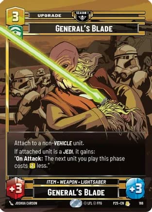 General's Blade (166) — Sector and Regional Promos: Season 1
