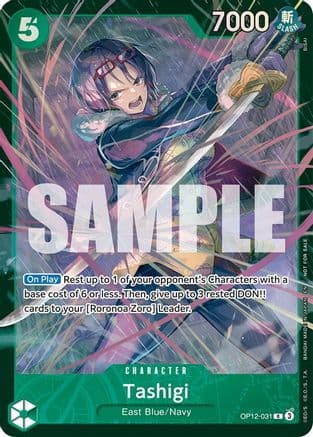 Tashigi (Store Treasure Cup 2025) — One Piece Promotion Cards