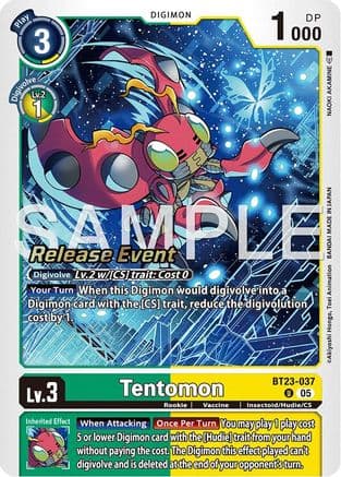 Tentomon — Hackers' Slumber Release Event Cards