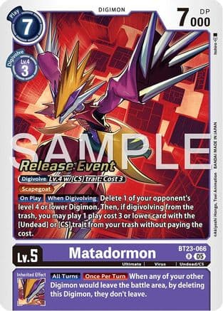 Matadormon — Hackers' Slumber Release Event Cards