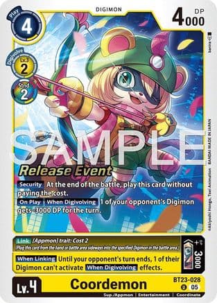 Coordemon — Hackers' Slumber Release Event Cards Digimon Card Game card by banira