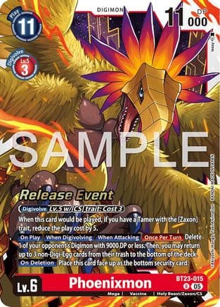 Phoenixmon — Hackers' Slumber Release Event Cards