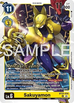 Sakuyamon — Hackers' Slumber Release Event Cards
