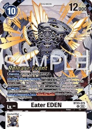 Eater EDEN — Hackers' Slumber Release Event Cards