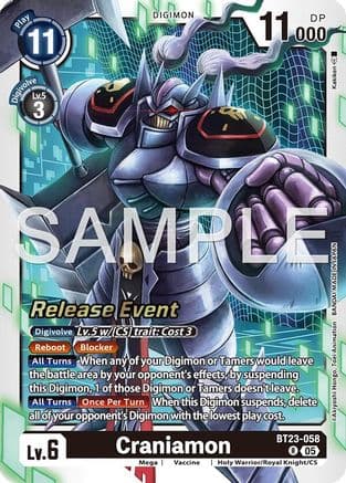 Craniamon — Hackers' Slumber Release Event Cards