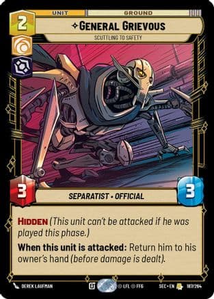 General Grievous - Scuttling to Safety — Secrets of Power