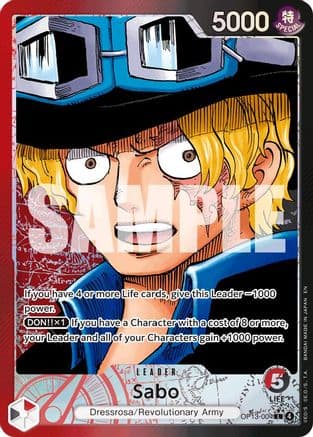 Sabo (004) (Alternate Art) — Carrying On His Will