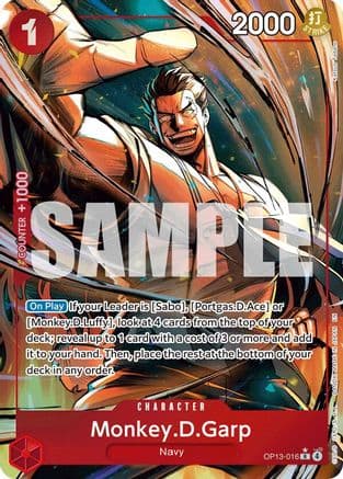 Monkey.D.Garp (Alternate Art) — Carrying On His Will