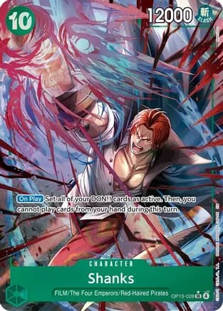 Shanks (028) (Alternate Art) — Carrying On His Will