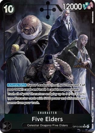 Five Elders (Alternate Art) — Carrying On His Will