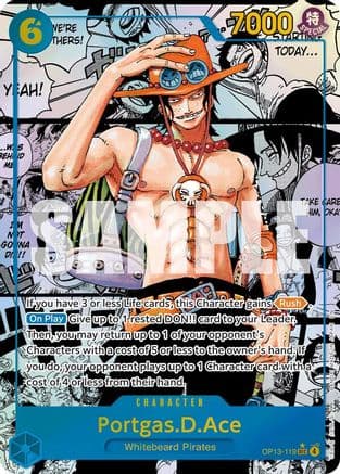 Portgas.D.Ace (119) (Super Alternate Art) — Carrying On His Will