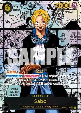Sabo (120) (Super Alternate Art) — Carrying On His Will