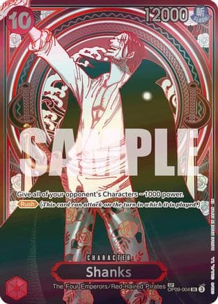 Shanks - OP09-004 (SP) (Silver) — Carrying On His Will